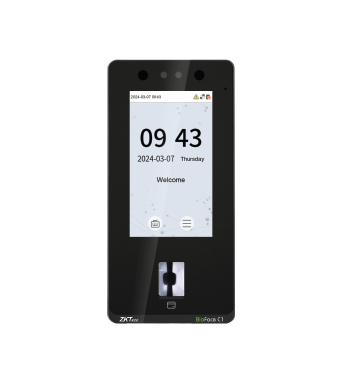 ZKTeco BIOFACEC1 IP-Ready Multi-Biometric Access Control Terminal with Video Intercom Capability